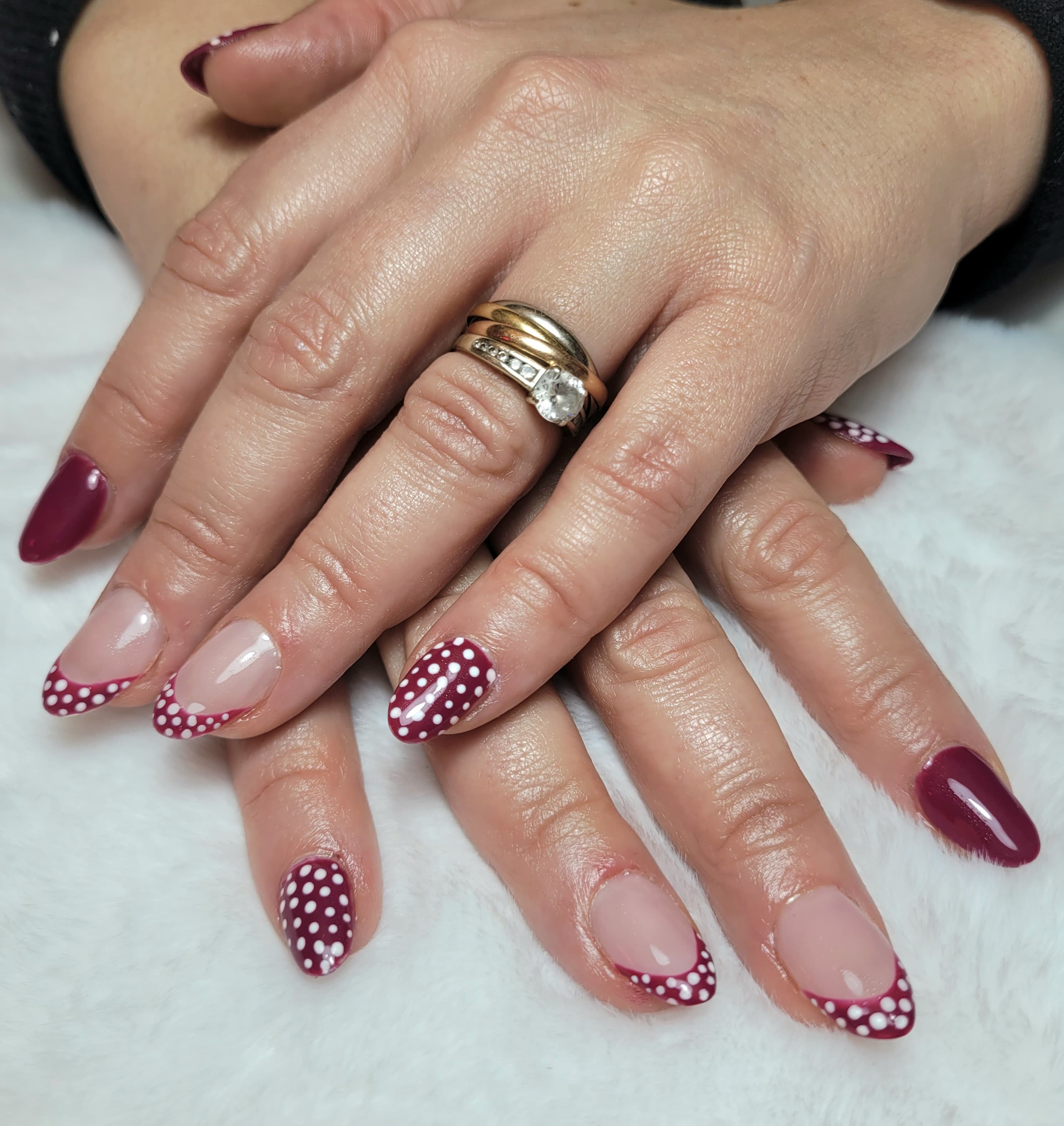 Pose Américaine (GelX) - French - Nail art