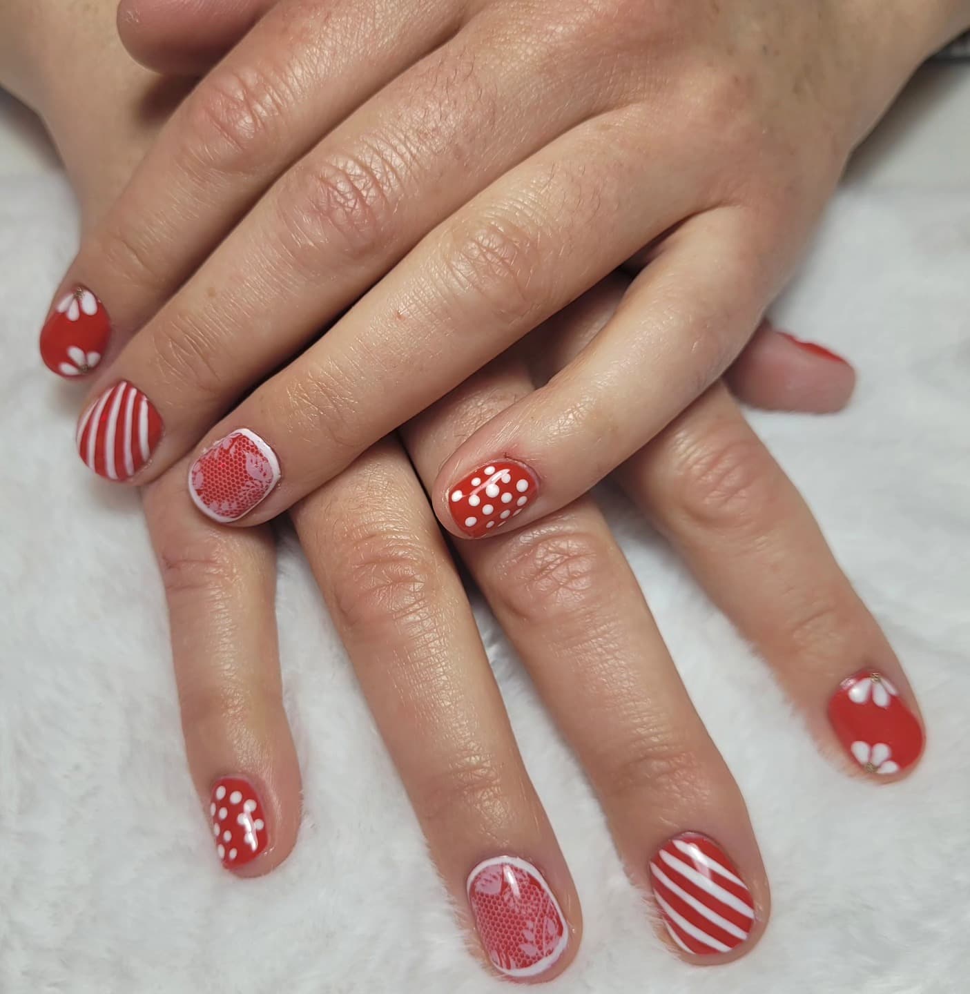 Semi permanent sur ongles naturels + Nail art