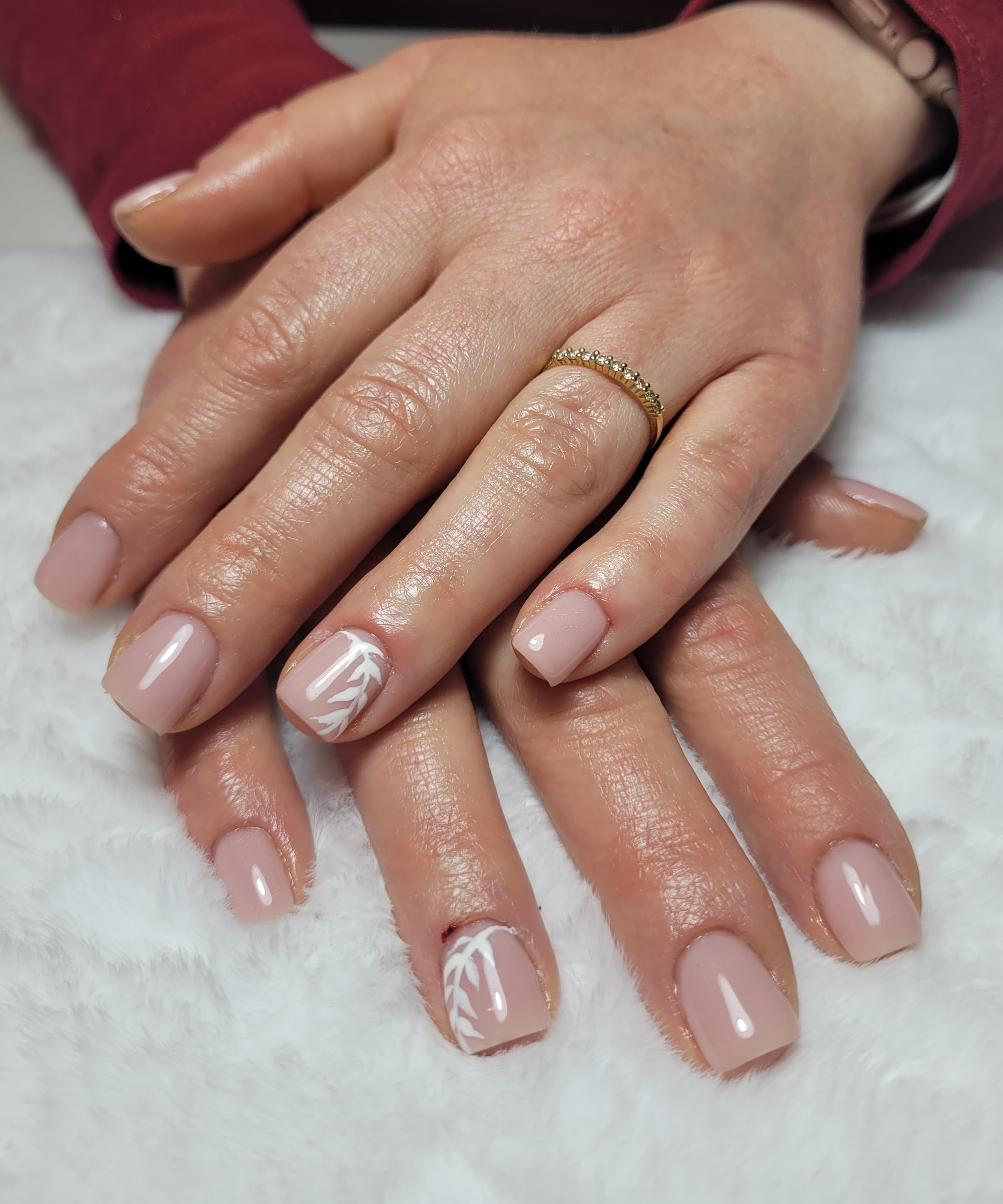 Gainage sur ongles naturels - nail art