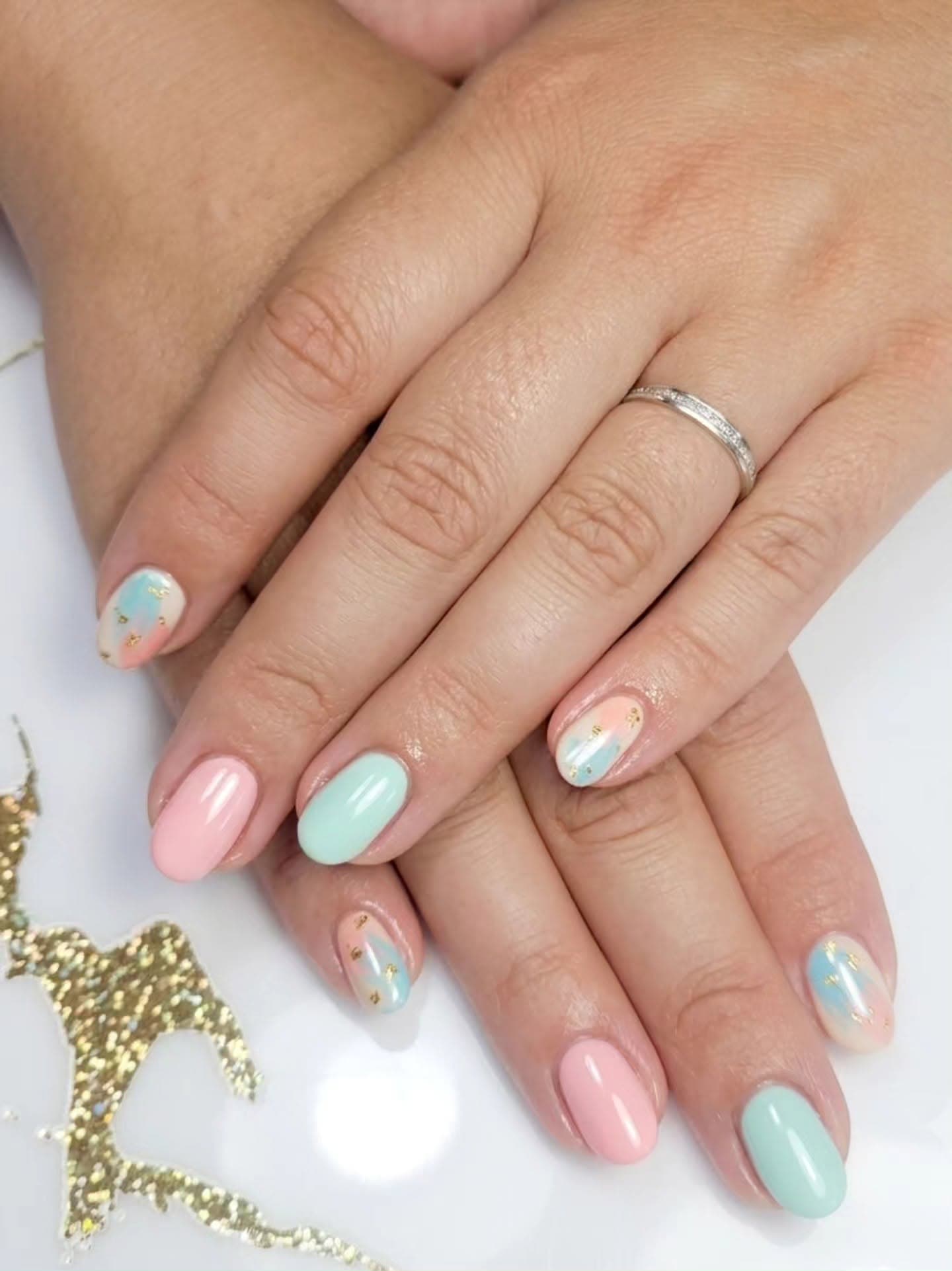 Remplissage gainage - Nail art
